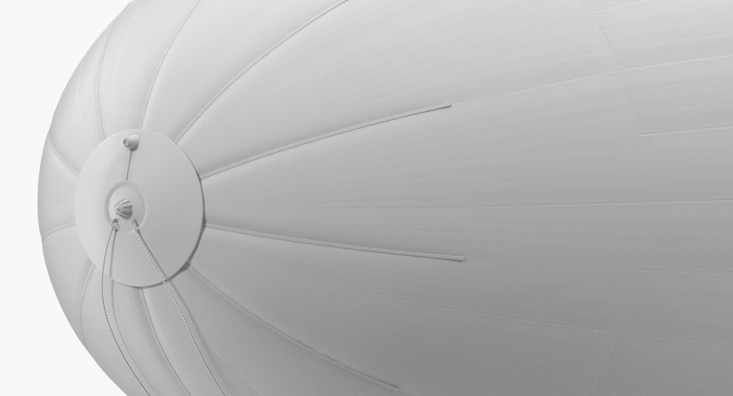 Blimp Airship Generic 3D model_16