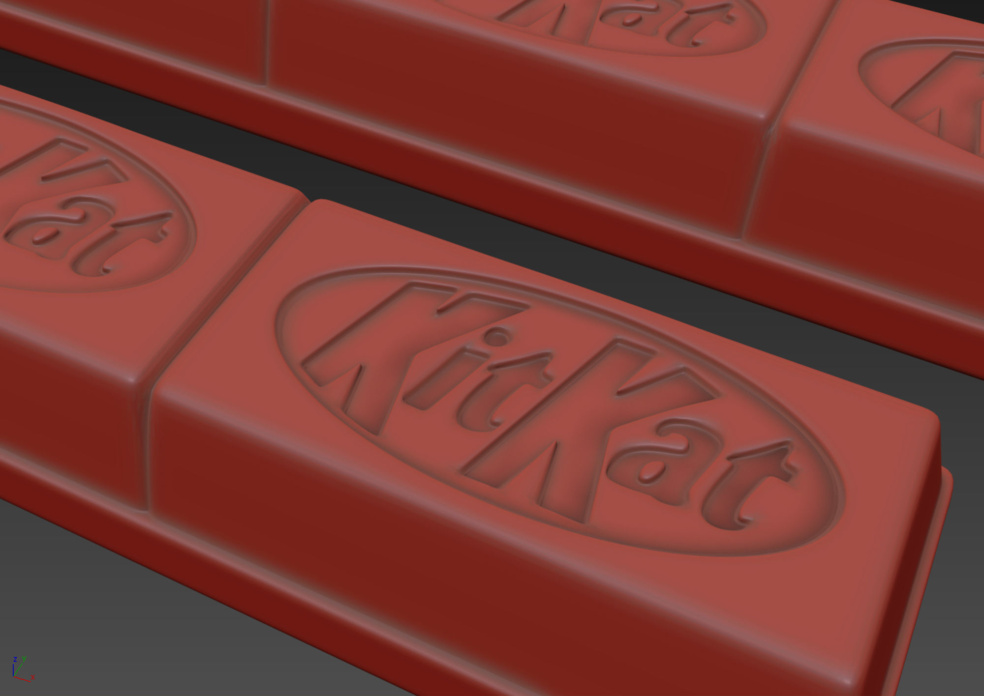 KitKat Chunky Chocolate Bar 3D model_11