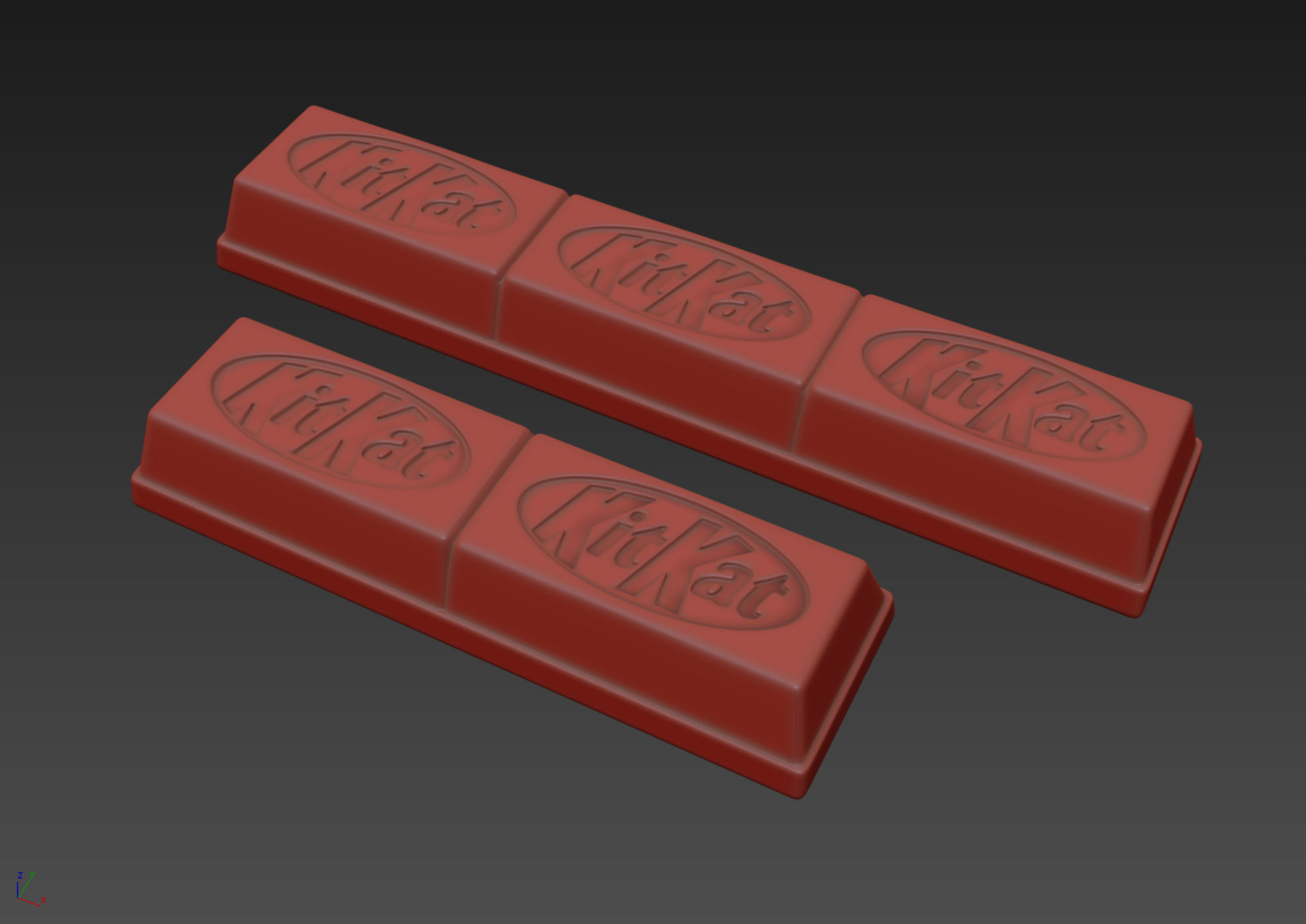 KitKat Chunky Chocolate Bar 3D model_14