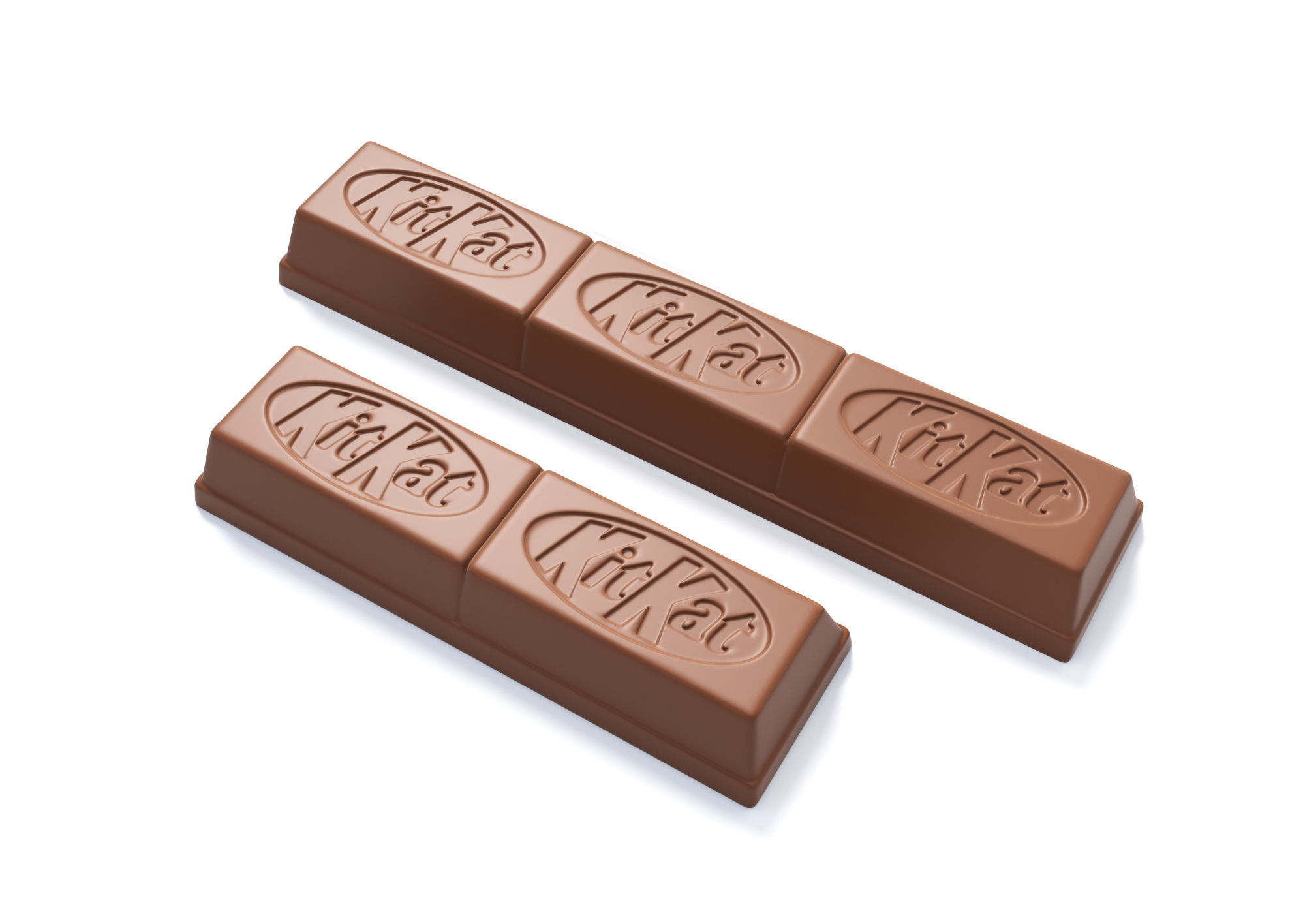 KitKat Chunky Chocolate Bar 3D model_1