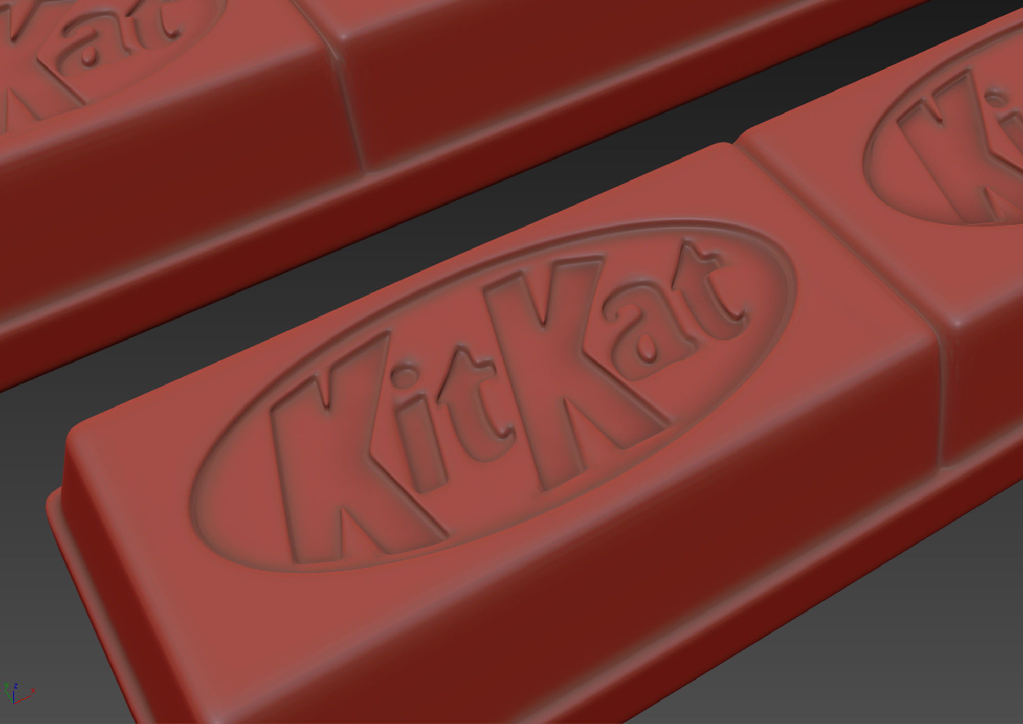 KitKat Chunky Chocolate Bar 3D model_7