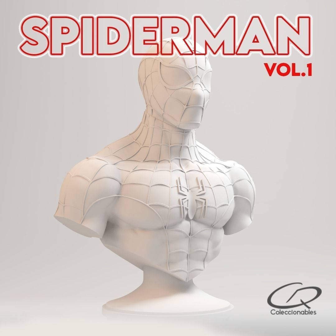 Spiderman 90s Collection - Spiderman Mask and Peter Parker Head 3D print model_1