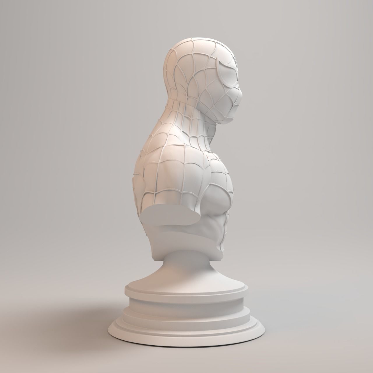 Spiderman 90s Collection - Spiderman Mask and Peter Parker Head 3D print model_5