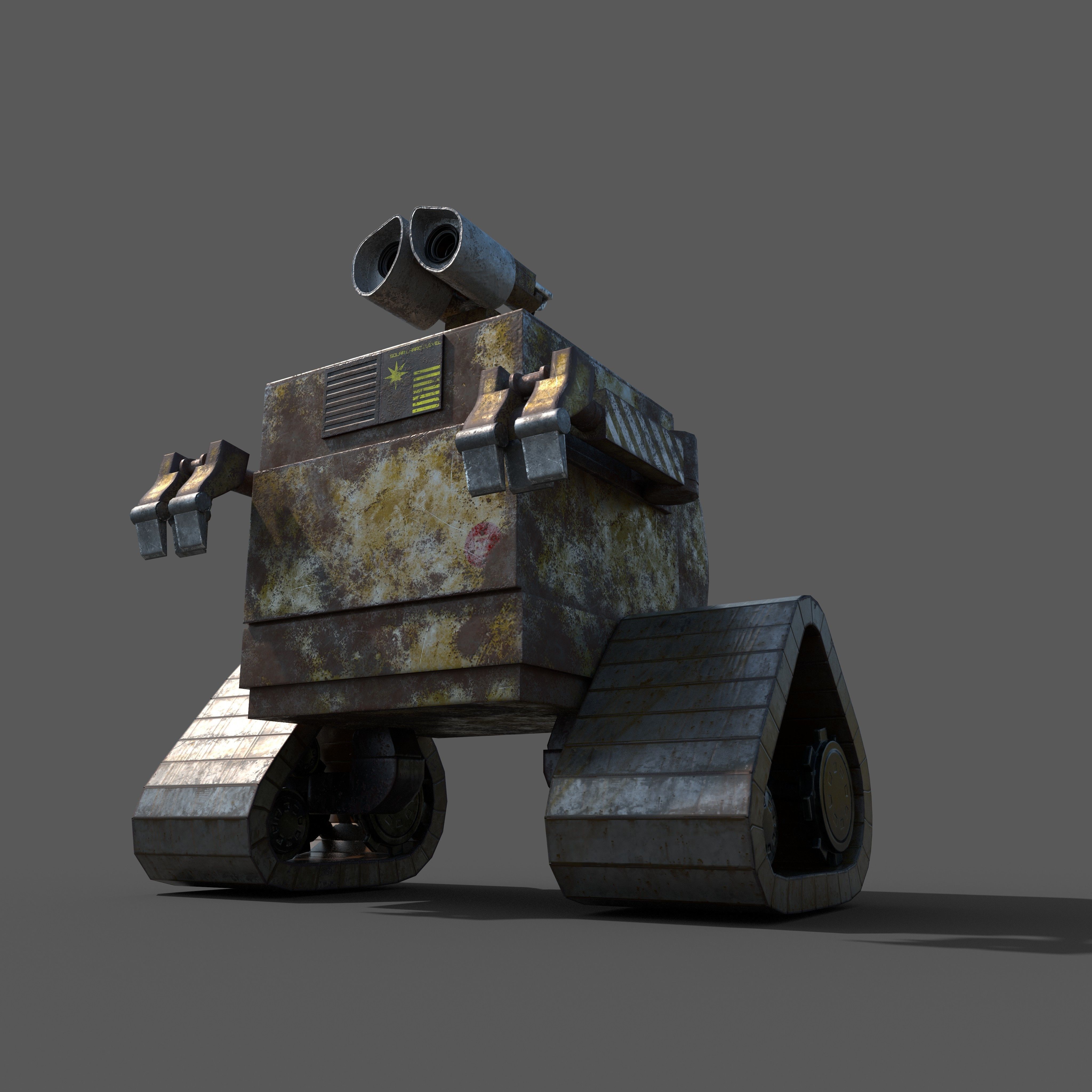 model low poly revolver Low-poly 3D model_2