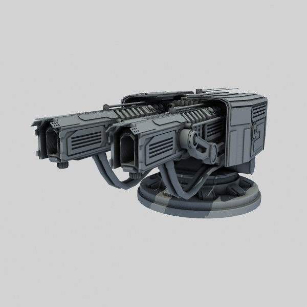 Ion turret class sb1 3D model_1