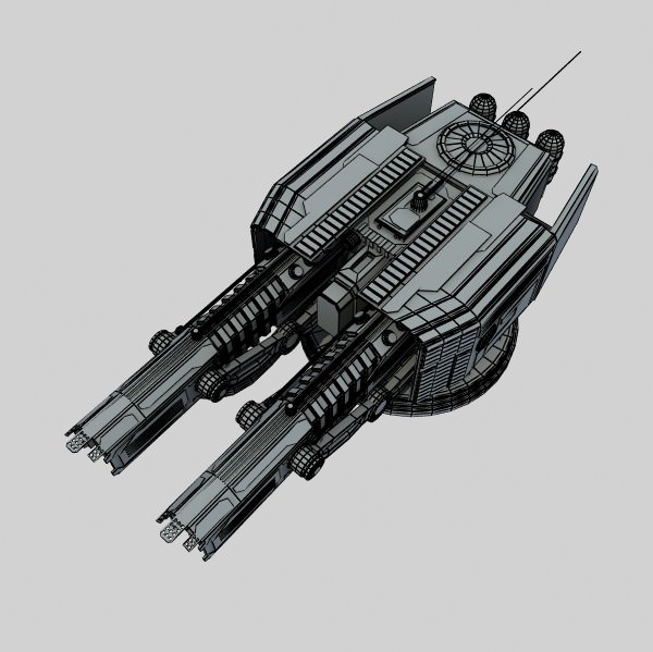 Ion turret class sb1 3D model_6