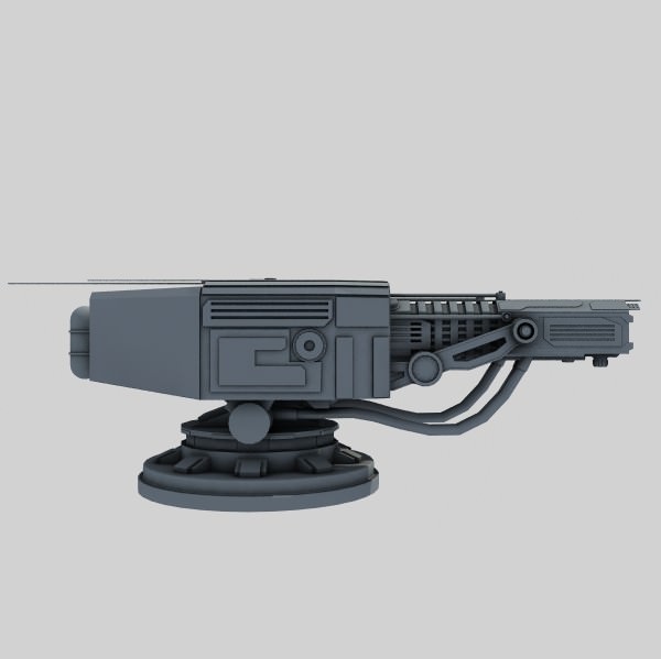 Ion turret class sb1 3D model_5