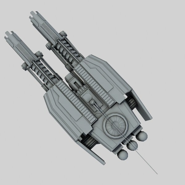 Ion turret class sb1 3D model_3