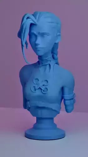JINX BUST - FROM ARCANE 3D print model