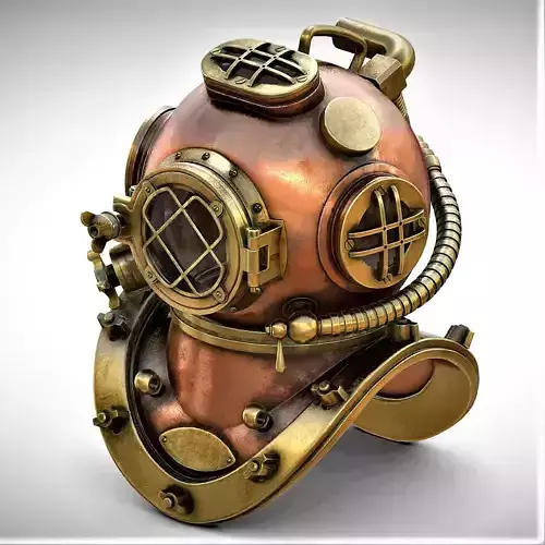 Old underwater hamlet Retro