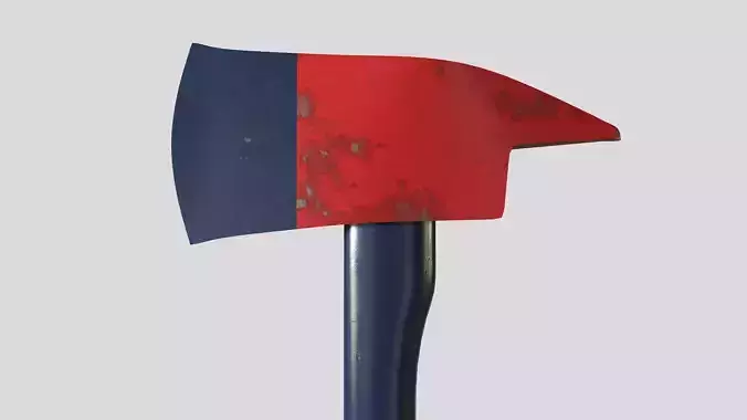 Fire Axe Game Ready 3D model