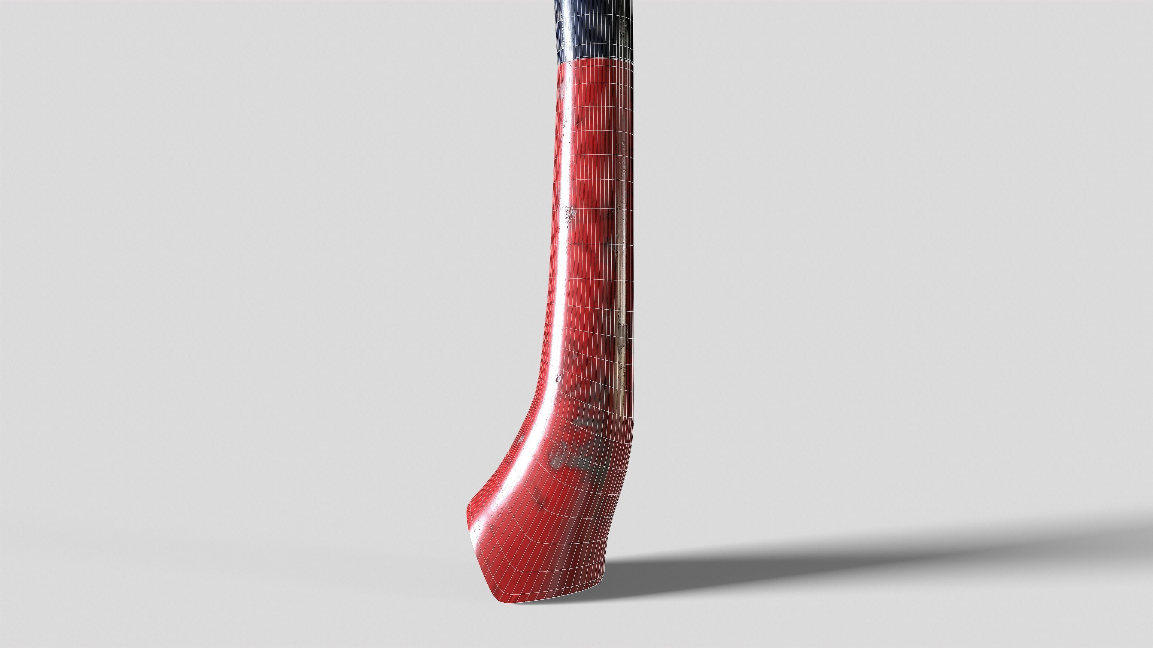 Fire Axe Game Ready 3D model_8