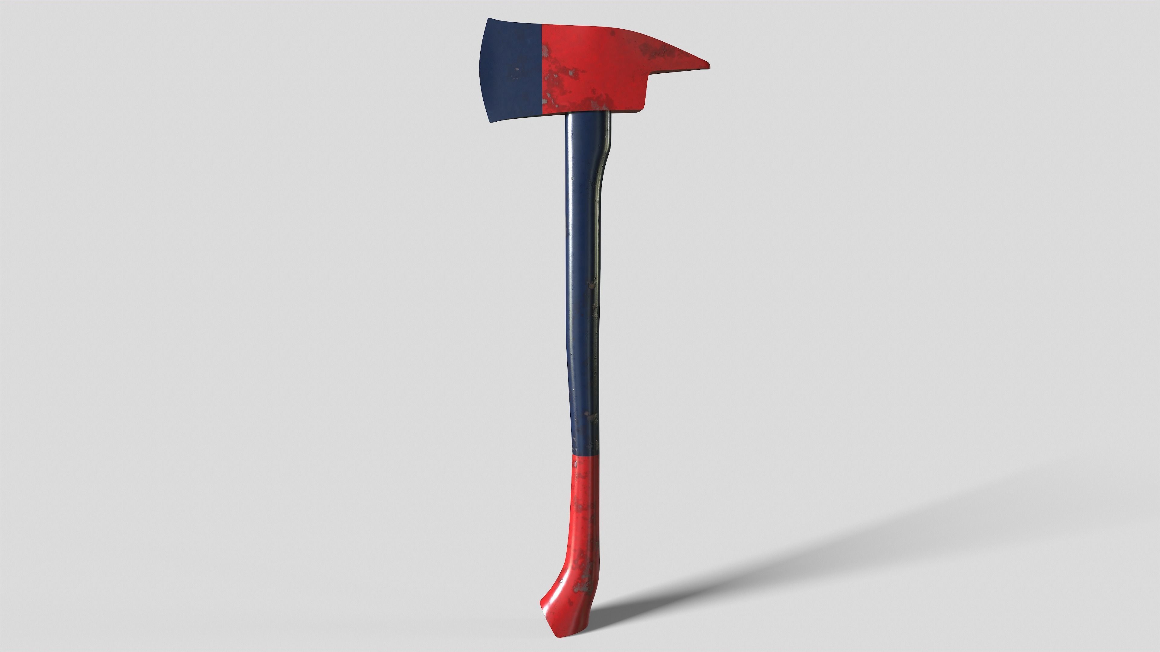 Fire Axe Game Ready 3D model_1