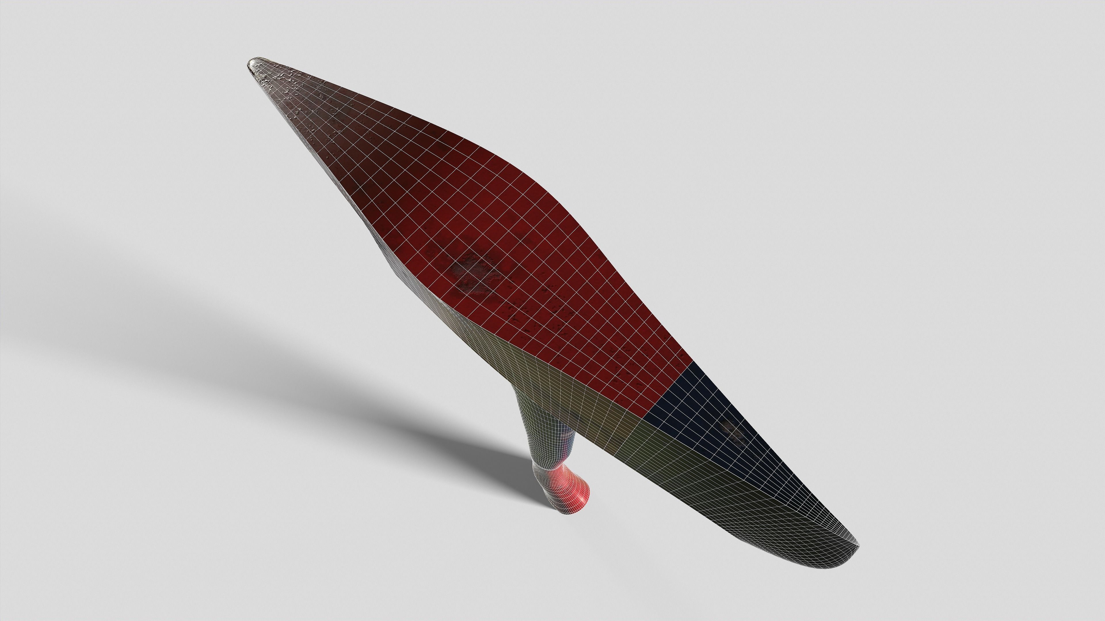 Fire Axe Game Ready 3D model_6