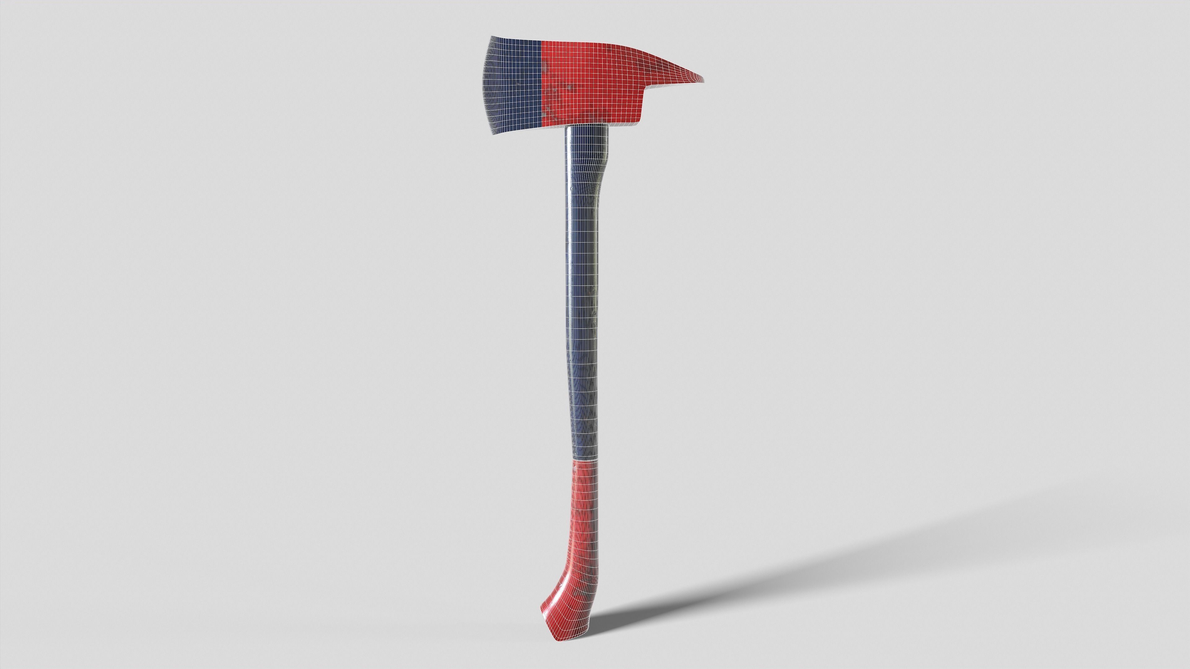 Fire Axe Game Ready 3D model_4