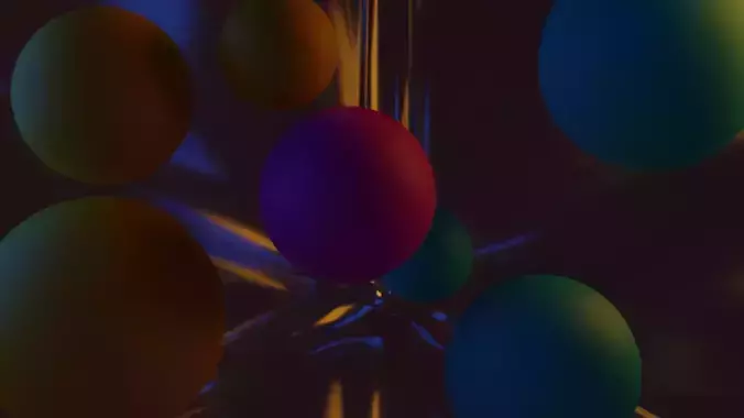 Abstract sphere background