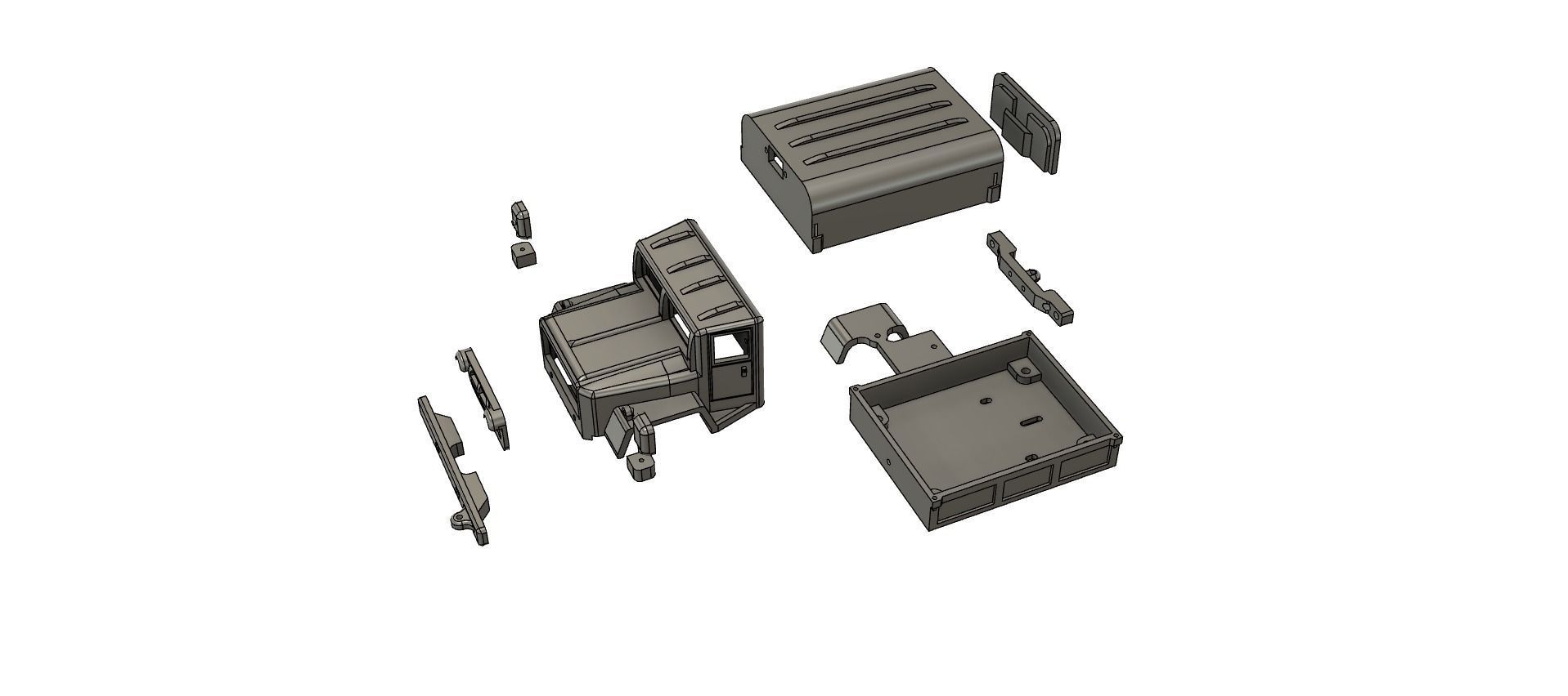 Small 3D Printed Truck  3D print model_6