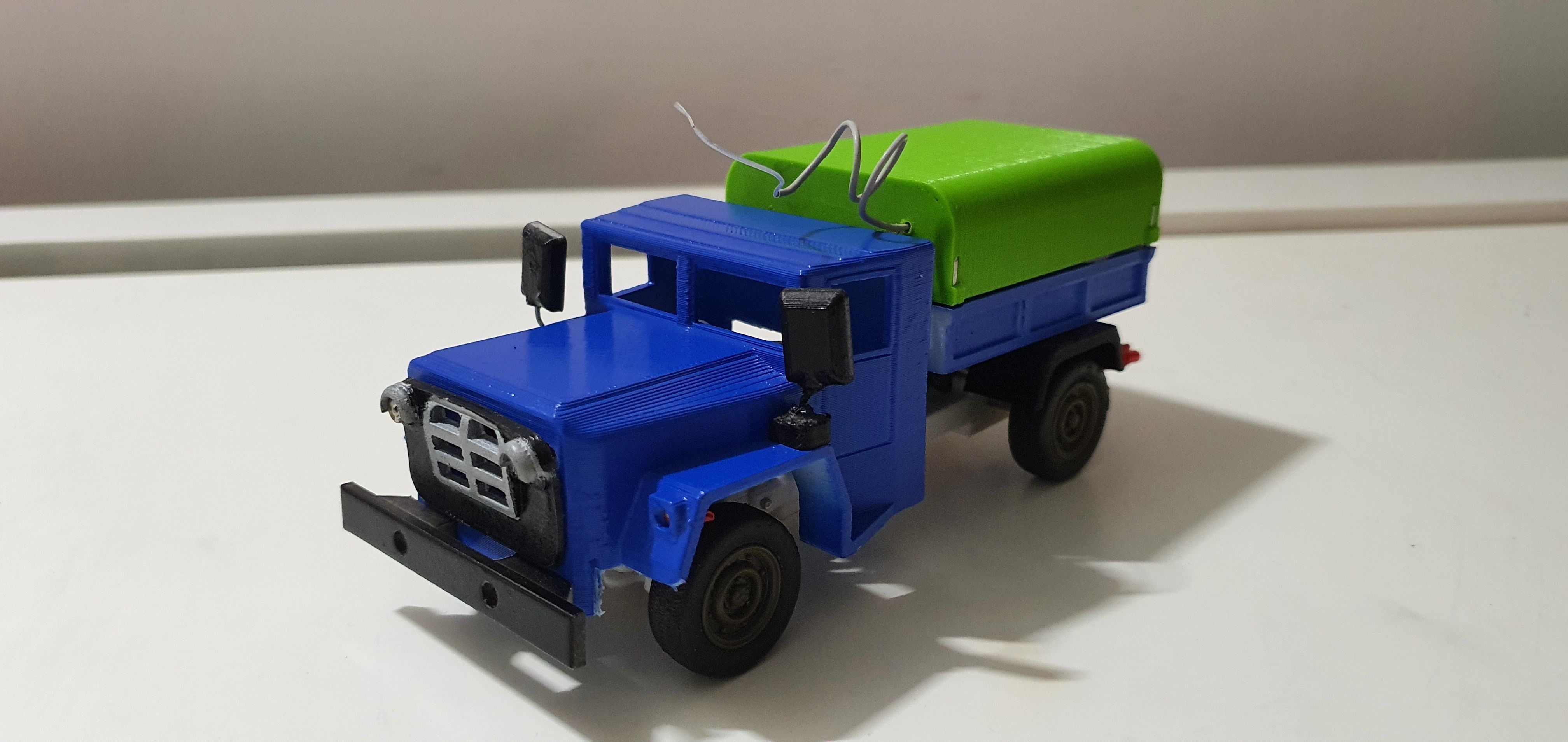 Small 3D Printed Truck  3D print model_4