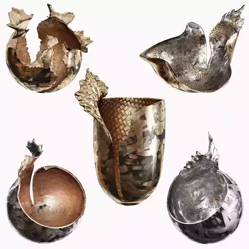 Decorative vases set 02