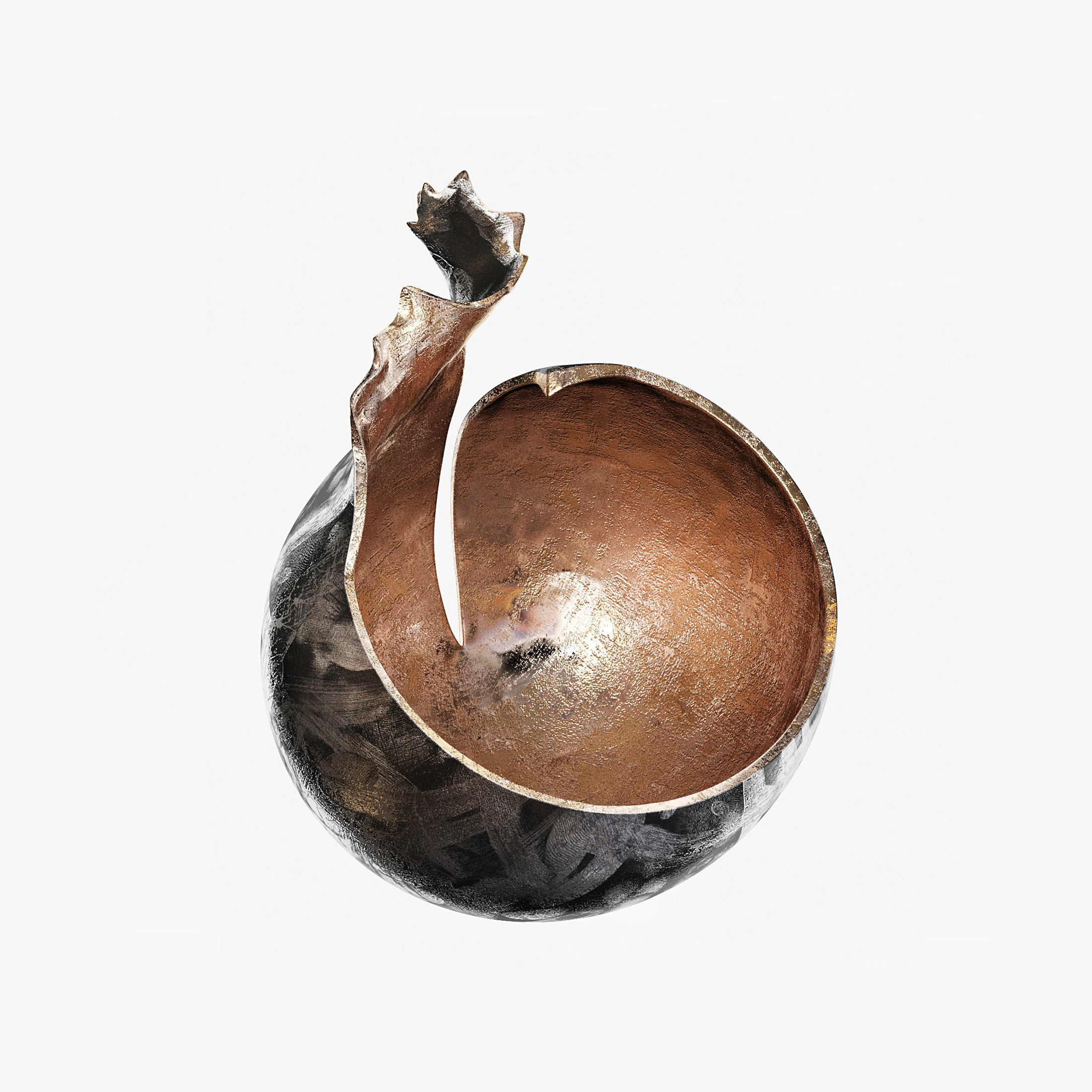 Decorative vases set 02 3D model_5