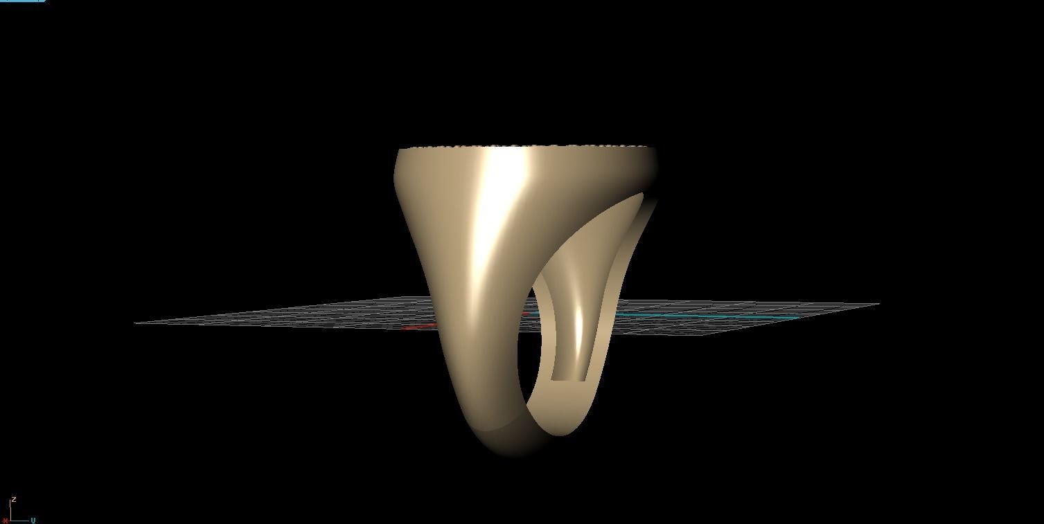 Ring smile nice emoticon  face 3D print model_14