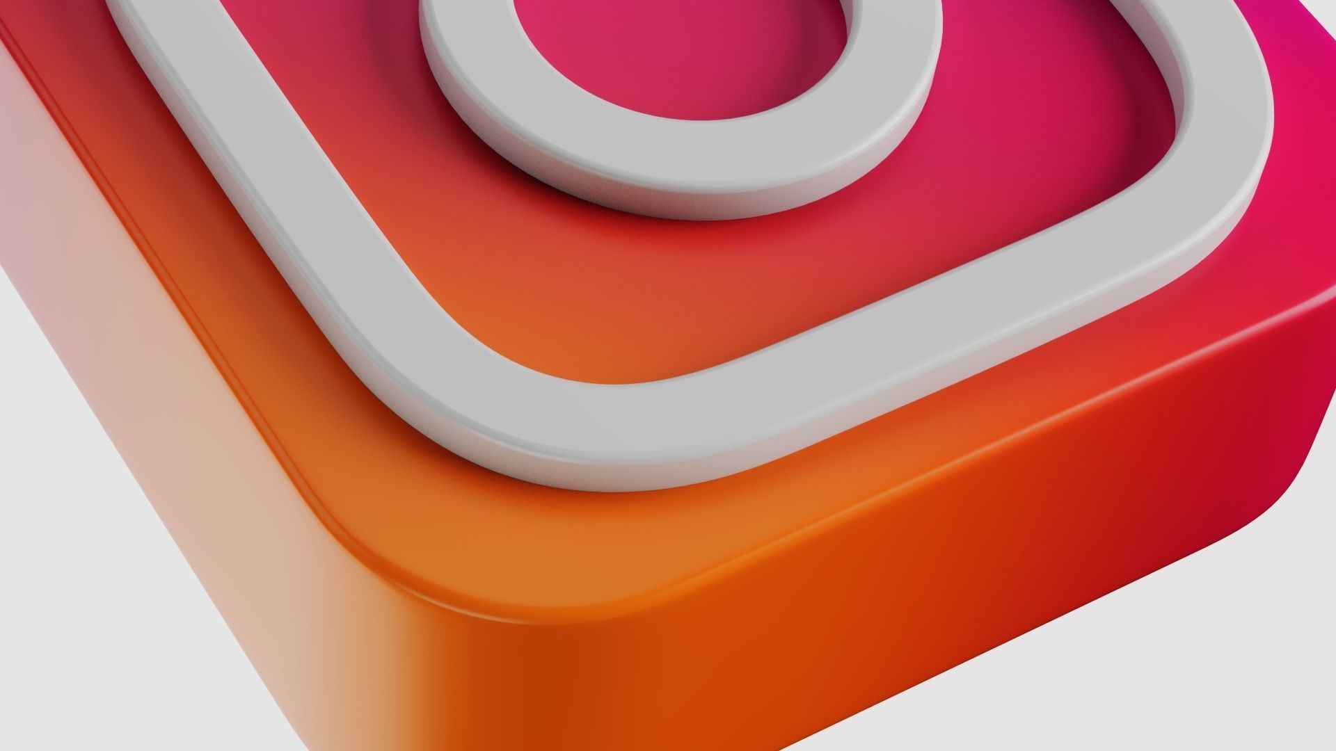 Instagram App Icon 3D model_4
