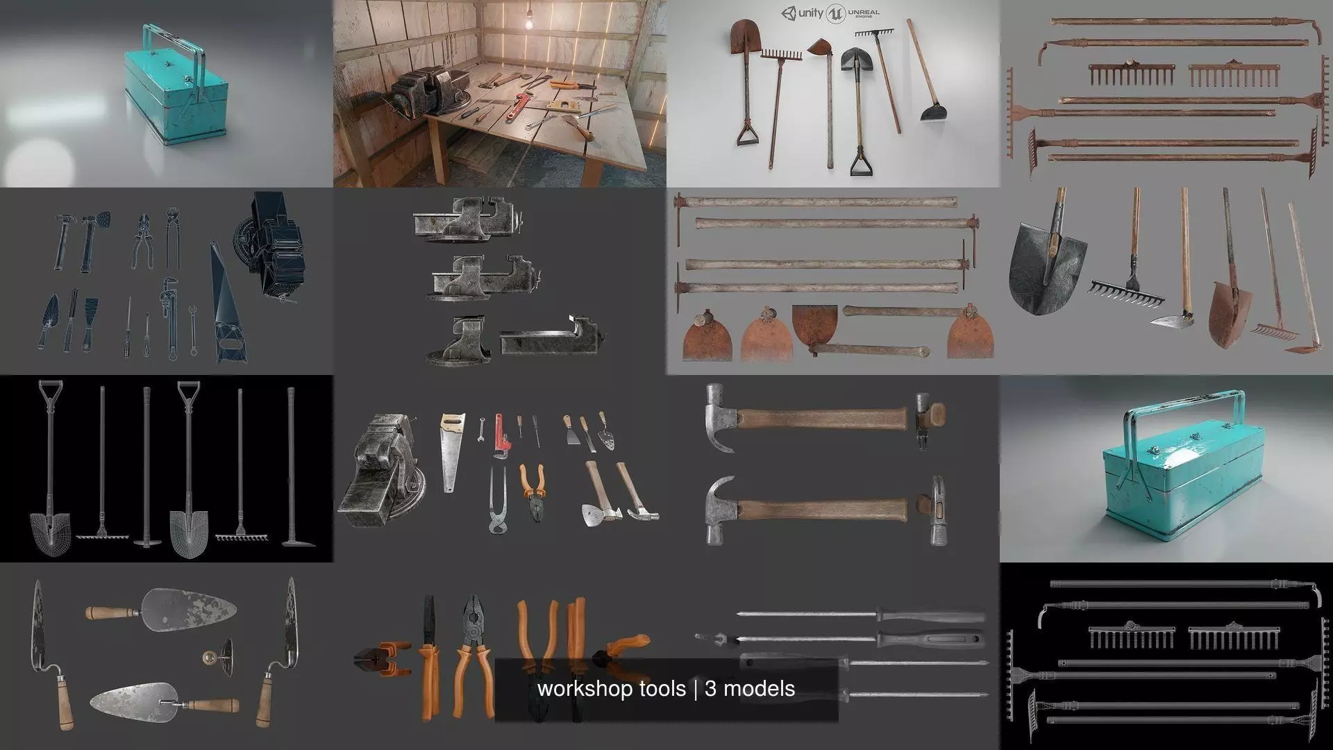workshop tools 3D Model Collection_1