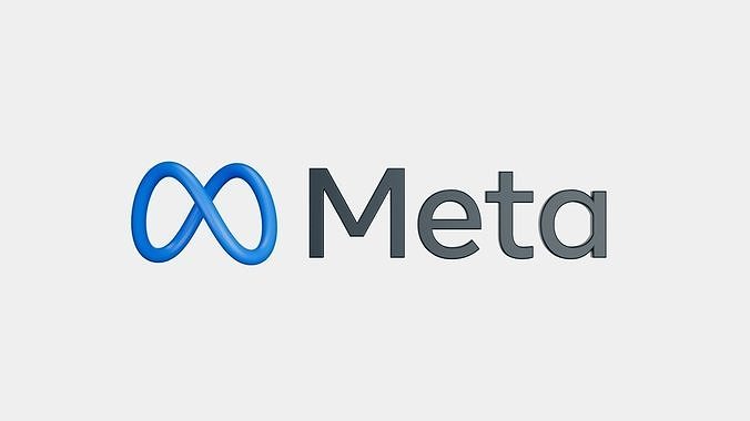 Meta Logo 3D model