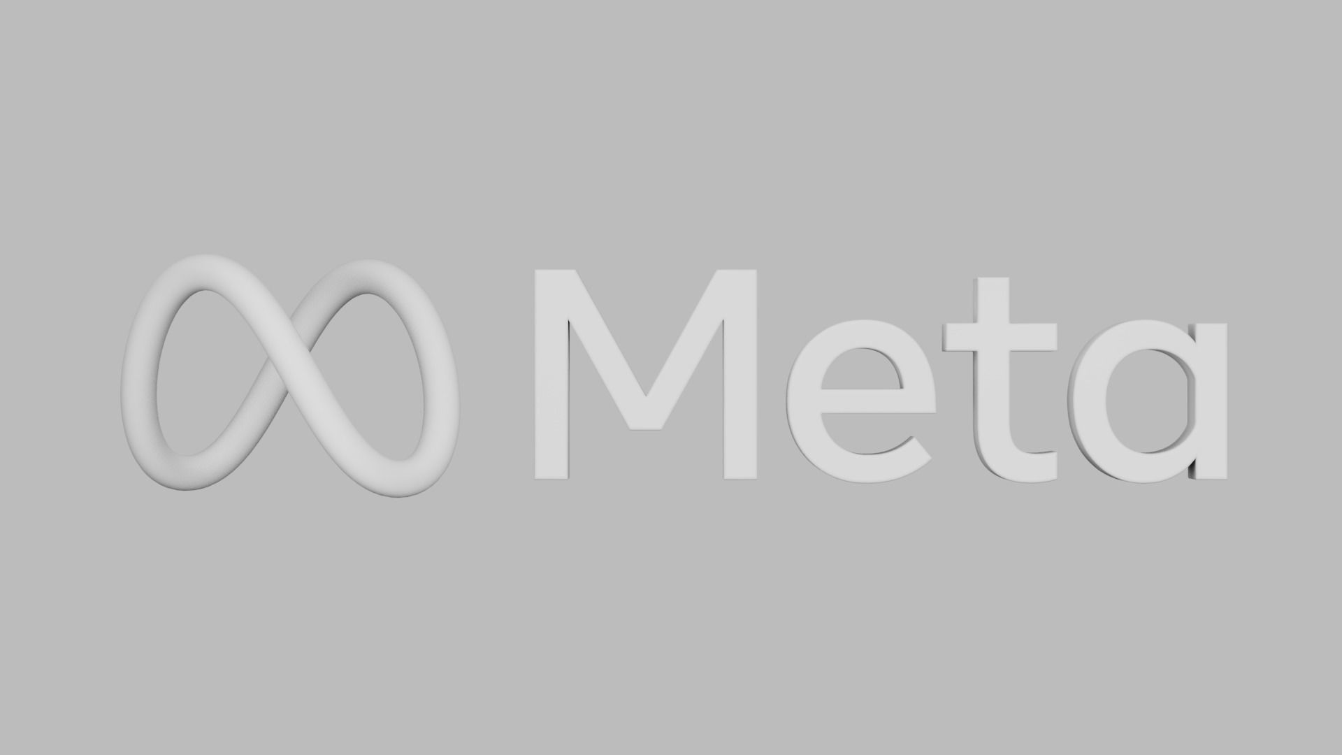 Meta Logo 3D model_5