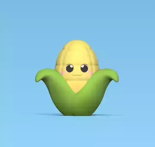 Cute Corn 3D print model Cute Corn 3D print model