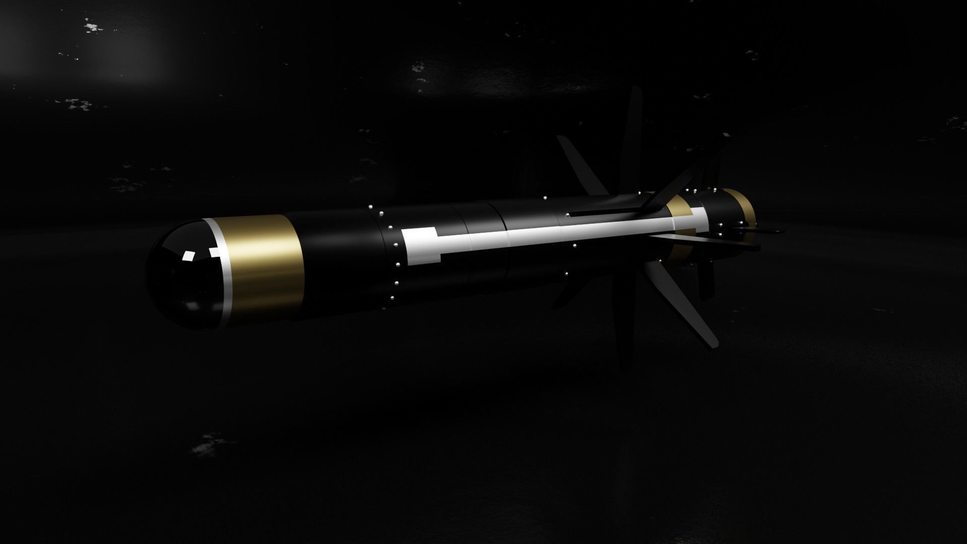 Javelin FGM-148 middle-poly 3D model_5