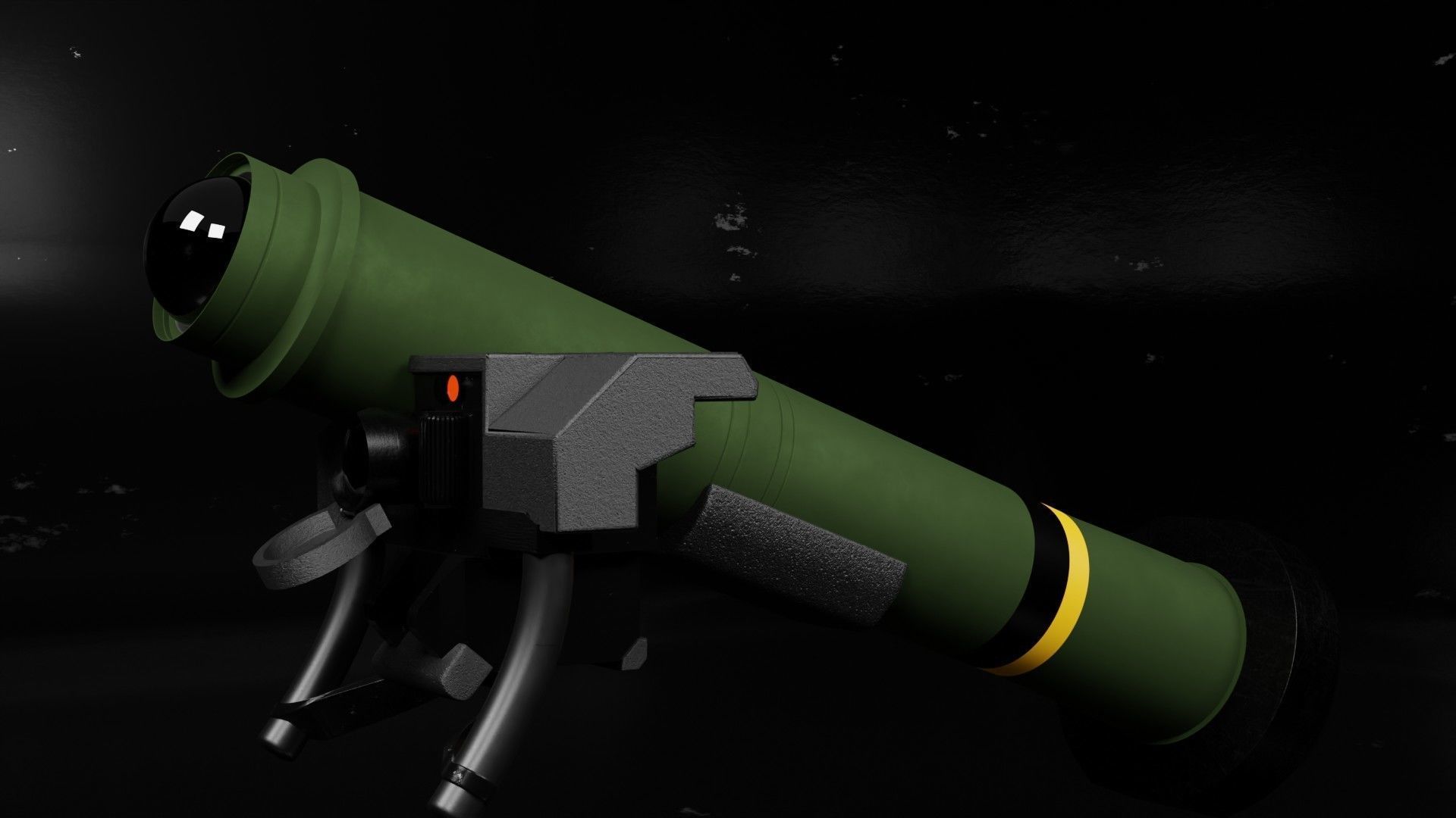 Javelin FGM-148 middle-poly 3D model_4
