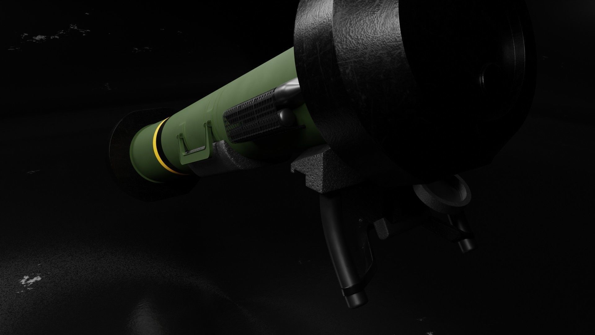 Javelin FGM-148 middle-poly 3D model_3
