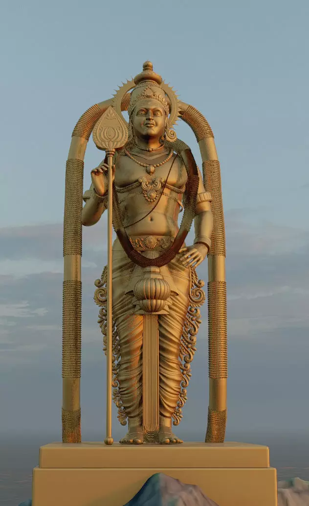 Murugan 3d mesh 3D model_0