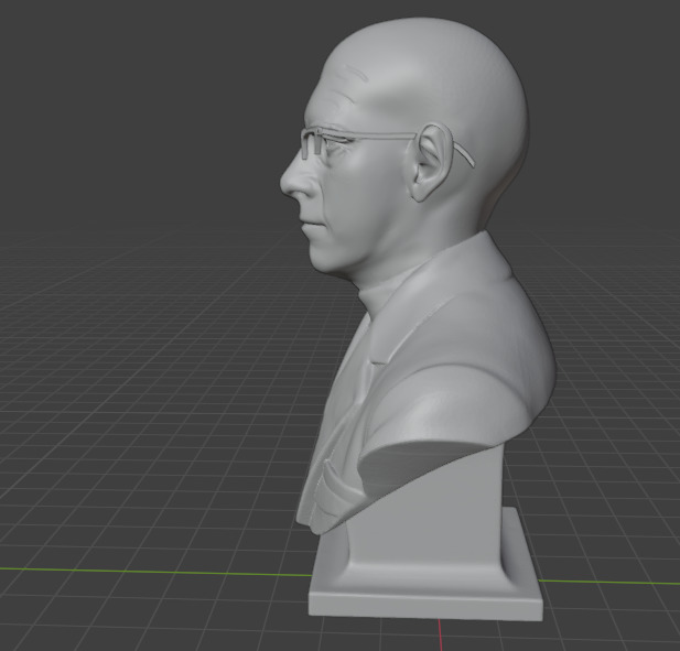Michel Foucault 3D print model_3