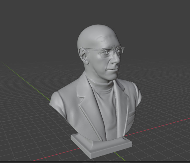 Michel Foucault 3D print model_19