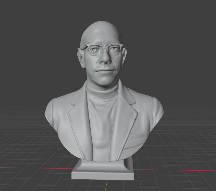 Michel Foucault 3D print model_17