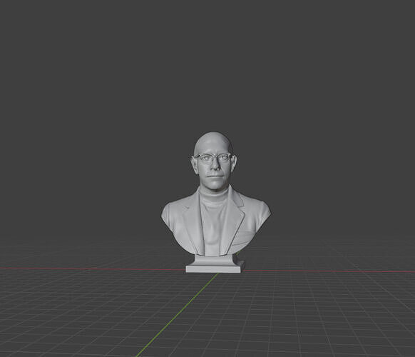 Michel Foucault 3D print model