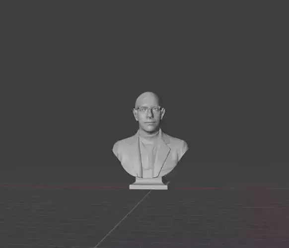 Michel Foucault 3D print model
