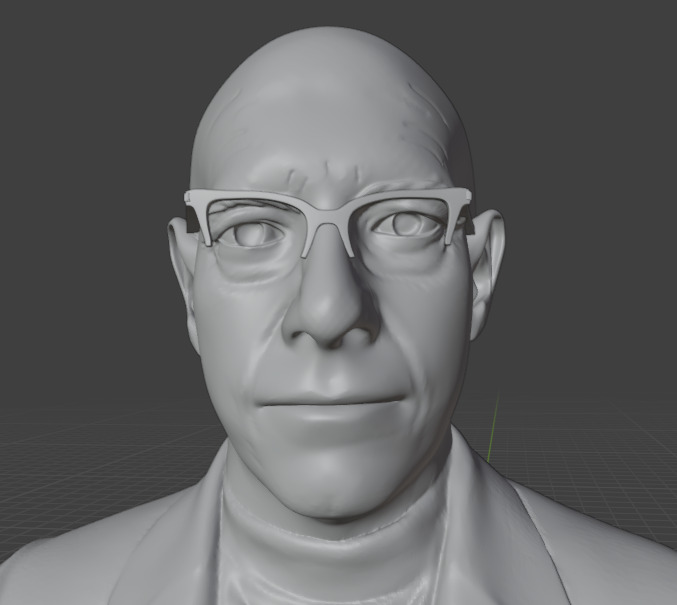 Michel Foucault 3D print model_8