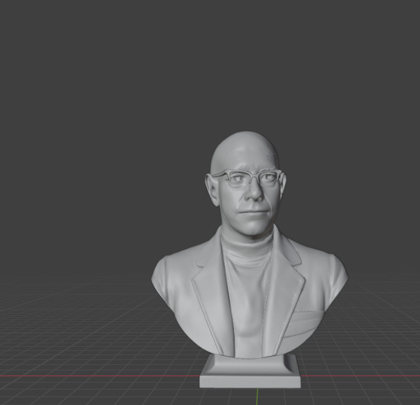 Michel Foucault 3D print model_11