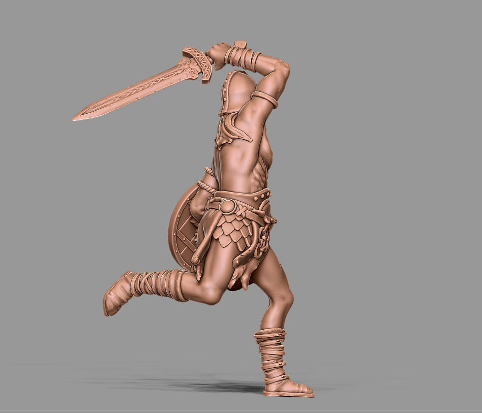 Viking 35 mm scale  3D print model_3