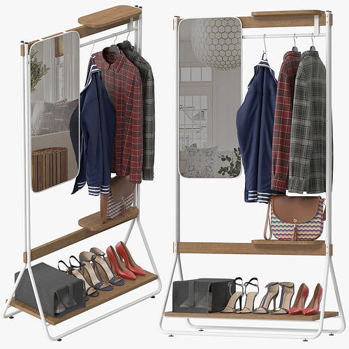 Yes Coat Rack 3D model