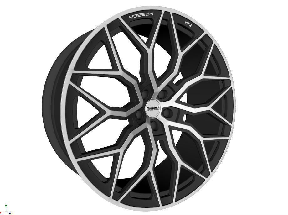 Vossen HF2 Free 3D model_1