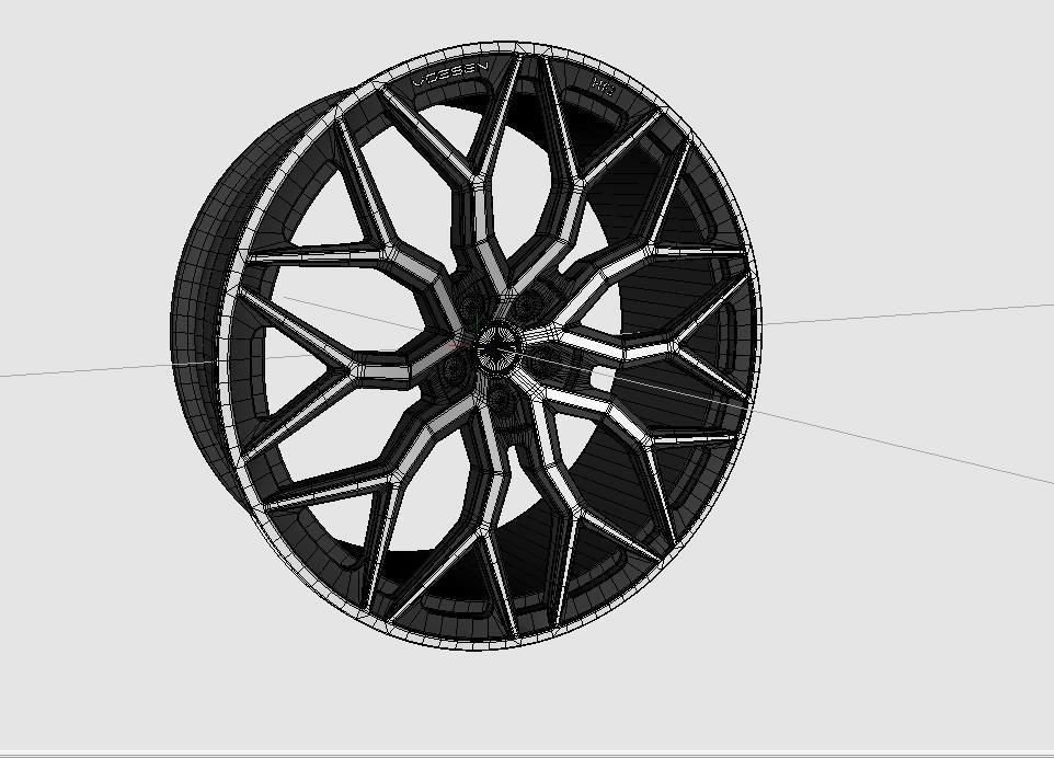 Vossen HF2 Free 3D model_3
