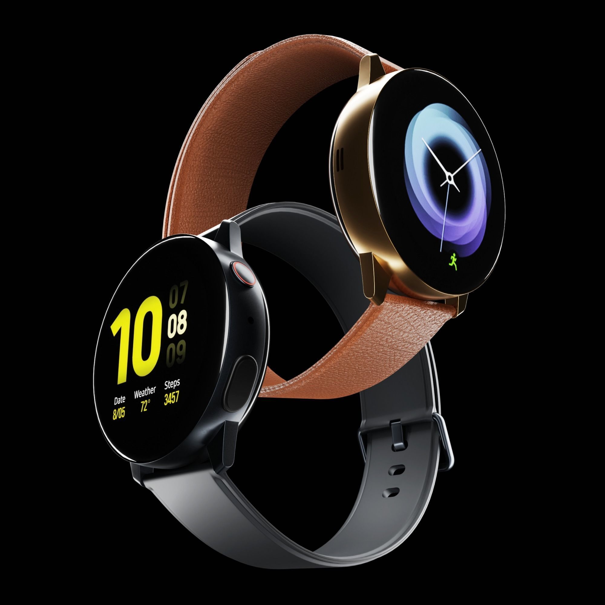 Samsung Galaxy Watch Active 2 Low-poly 3D model_5