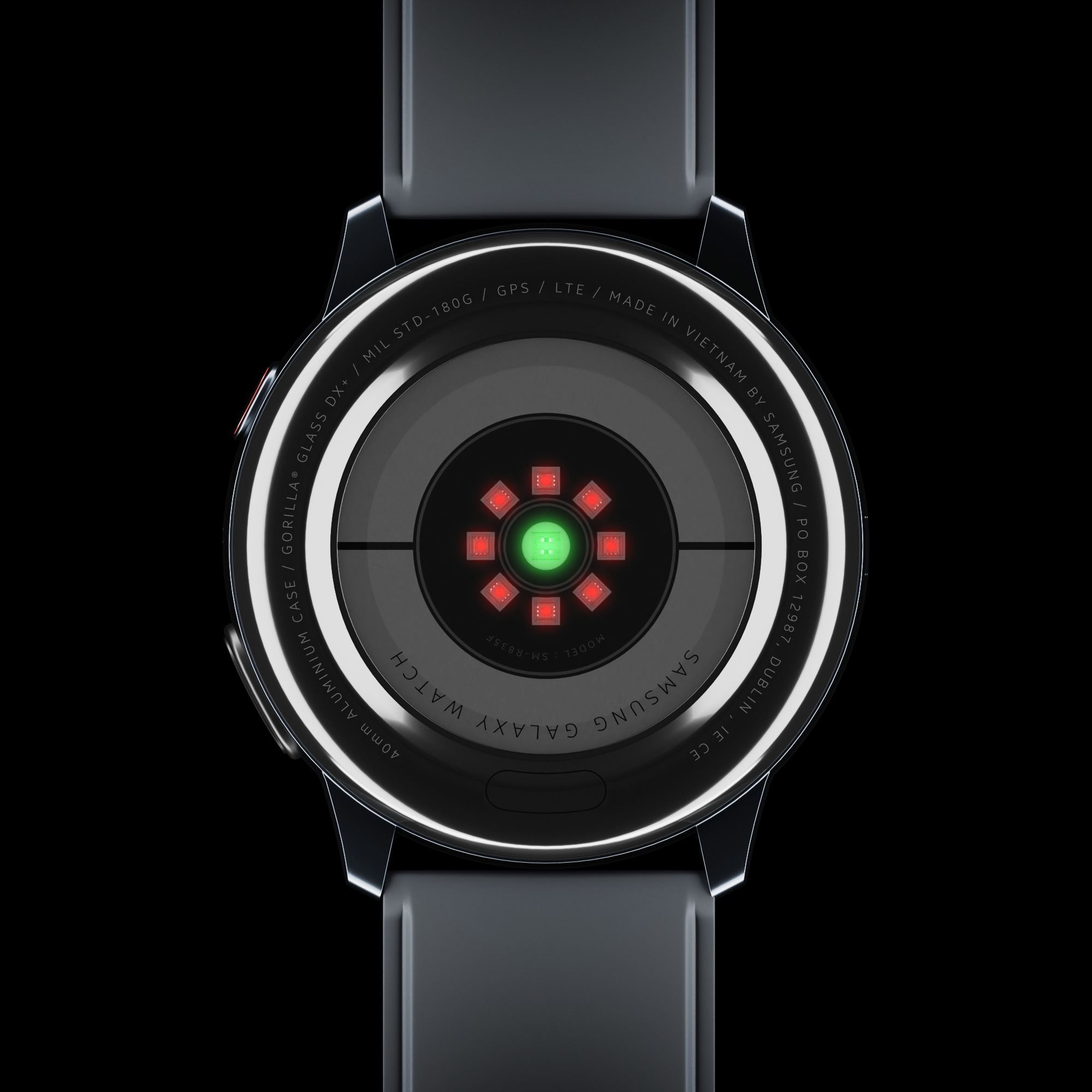 Samsung Galaxy Watch Active 2 Low-poly 3D model_3
