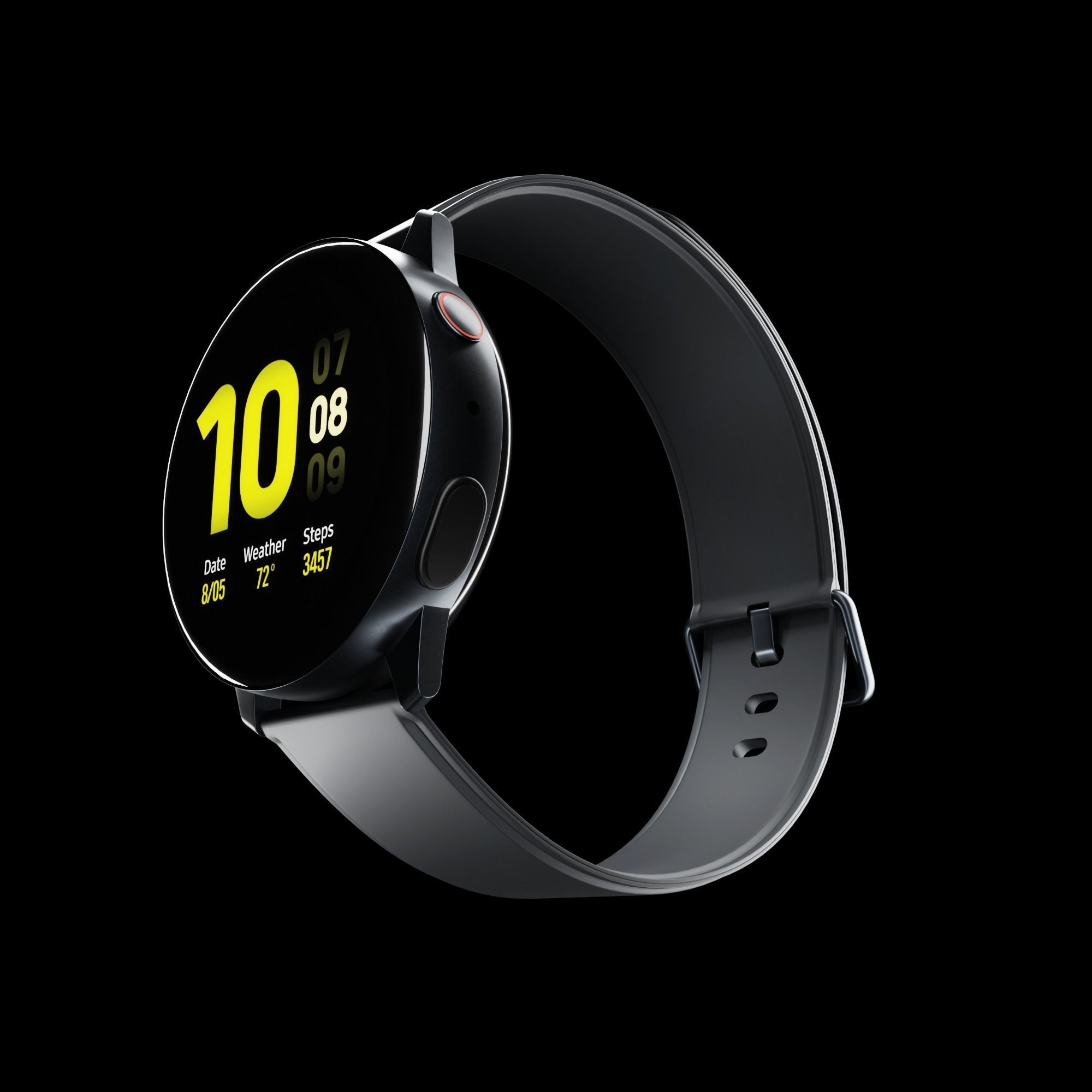 Samsung Galaxy Watch Active 2 Low-poly 3D model_9