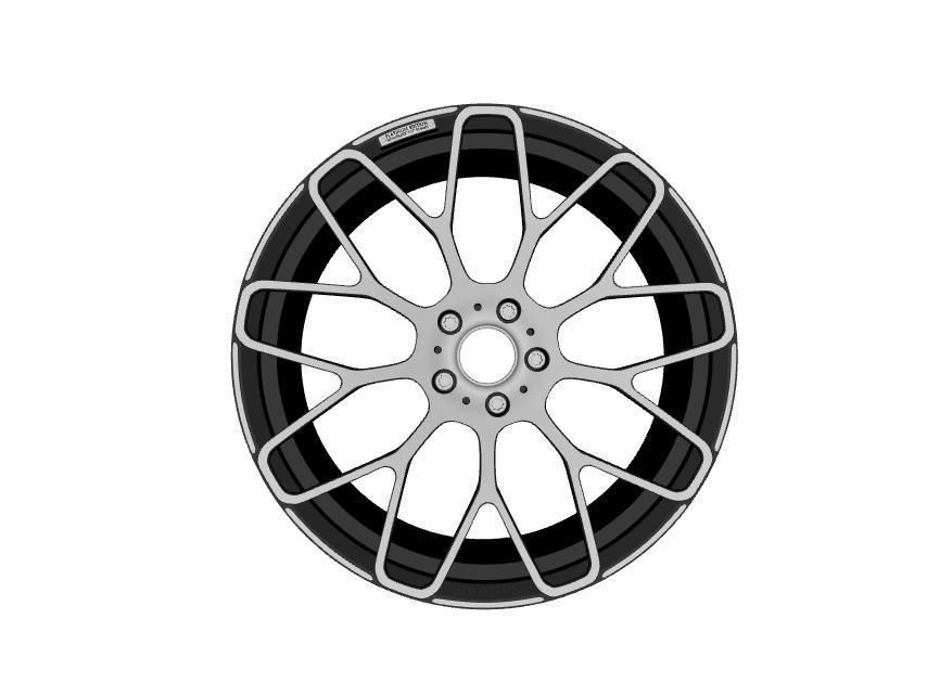 wheels  Brabus Monoblok  Y Free 3D model_1