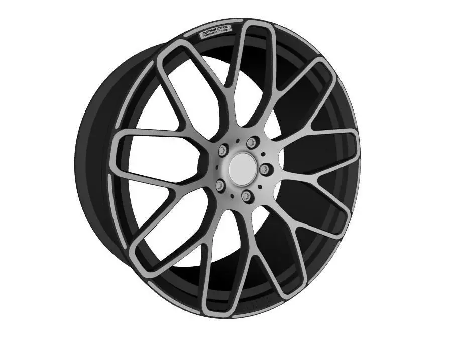 wheels  Brabus Monoblok  Y Free 3D model_0